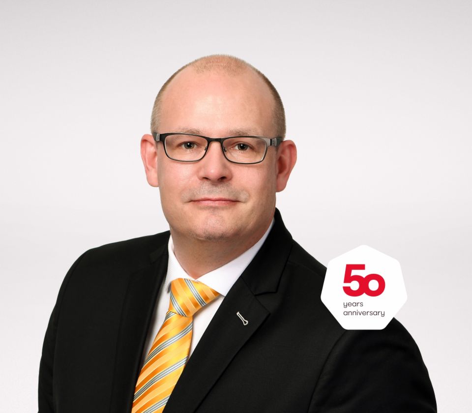 Portret Clausa Spedtsberga, predsednika FENCA-e